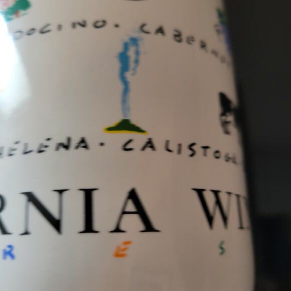 Vintage Wine Country Coffee Cup Vintage dated 1990 Luke A Tuck Mug - Picture 2 of 10